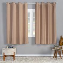 Cortina Rústica 2,80m x 1,60m Sala Quarto Apartamento Semi Blackout Moderna Tecido Texturizado - Enxoval Vip Cortina Rústica 2,80m x 1,60m Sala Quarto Apartamento Semi Blackout Moderna Tecido Texturizado - Enxoval Vip