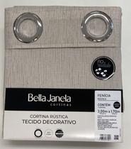 Cortina Rústica 3,00 x 1,70 Fenícia Bella Janela