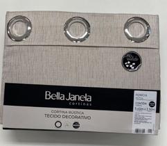 Cortina Rústica 5,40m x 2,50m Fenícia Bella Janela