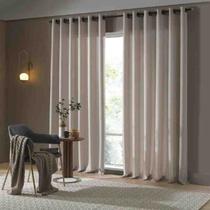 Cortina Rústica Fenícia 4,20 x 2,50 m Linho Areia Bella Janela Cortina Rústica Fenícia 4,20 x 2,50 m Linho Areia Bella Janela