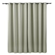 Cortina Rústica Madras Cáctus 260x230 cm - 2 Peças