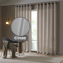 Cortina Rustica Oxford 3,0 x 2,5m - Bella Janela