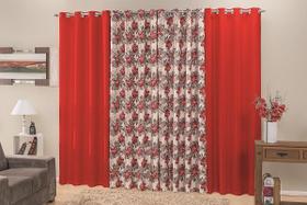 Cortina Rústica Para Sala Floral 400x250 Admirare Cortina Rústica Para Sala Floral 400x250 Admirare