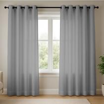 Cortina Rustico Linho Flame 4,00x2,60 metros Sala Quarto Decoração