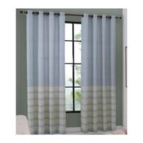 Cortina Sala Blackout Estampada Ilhos 2,20x2,40 m Bucareste Cortina Sala Blackout Estampada Ilhos 2,20x2,40 m Bucareste