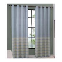 Cortina Sala Blackout Estampada Ilhos 2,20x2,40 m Bucareste Cortina Sala Blackout Estampada Ilhos 2,20x2,40 m Bucareste