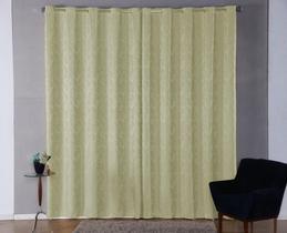 Cortina Sala Decorativa Tecido Jacquard 2,00 Metros Cores