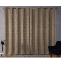 Cortina Sala Jacquard 4.00M X 2.60M Semi Blackout Requinte - Rulidry