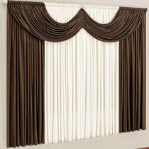 Cortina sala ou quarto malha gel marrom com palha 2 metros Cortina sala ou quarto malha gel marrom com palha 2 metros