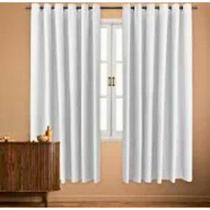 Cortina sala quarto 2,80 x 1,70 com ilhós - branca - HOMESUSI Cortina sala quarto 2,80 x 1,70 com ilhós - branca - HOMESUSI