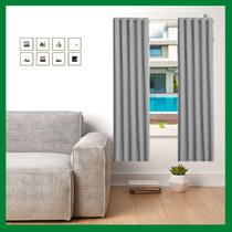 Cortina sala quarto 2,80 x 1,70 com ilhós - cores Cortina sala quarto 2,80 x 1,70 com ilhós - cores