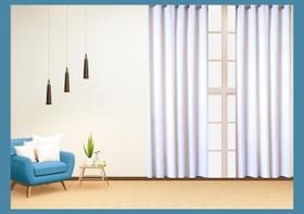 Cortina sala quarto 2,80 X 2,50 branco Cortina sala quarto 2,80 X 2,50 branco