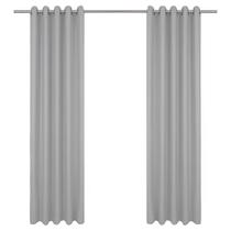 Cortina Sala Quarto Blackout 70% em Tecido 2,80x1,70m Cinza Cortina Sala Quarto Blackout 70% em Tecido 2,80x1,70m Cinza