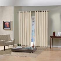 Cortina Sala Quarto Duplex Lisa Bella Janela 4,20m x 2,80m