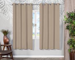 Cortina Sala Quarto Oxford Elegante 2,90x1,80 Varão 2 Metros