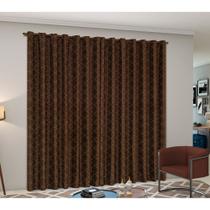 Cortina Sala Quarto Semi Blackout Jacquard 3.00m x 2.80m Atena