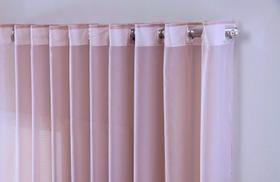 cortina sala quarto voal liso delicate 300x280 transparente