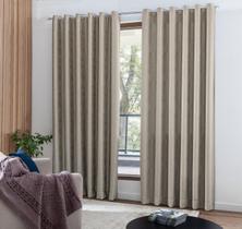 Cortina Sala Semi Blackout Cinza Queimado 4,00X2,50 Sultan