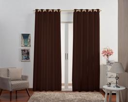 Cortina Semi Blackout 3,00 x 2,30 Para Sala e Quarto Em Tecido Oxford Varias Cores