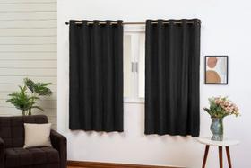 Cortina Semi-Blackout para sala quarto e cozinha 2,80 x 1,70m Metros Tecido Suede