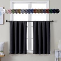 Cortina Simplebrand Ava Blackout 102x91 cm, conjunto de 2 painéis Cortina Simplebrand Ava Blackout 102x91 cm, conjunto de 2 painéis