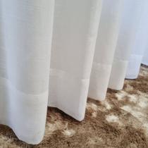 Cortina Sofisticada De Voil Gaze De Linho Com forro Microfibra 4,00x2,50 Cortina Sofisticada De Voil Gaze De Linho Com forro Microfibra 4,00x2,50