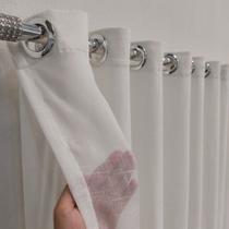 Cortina Sofisticada De Voil Linho Com Forro Microfibra 6,00x2,80