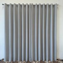 Cortina Sofisticada Linho Gaze Com Forro Alto Padrão Luxo 3,00x2,20