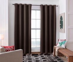 Cortina Splendore Blackout Marrom C/Pvc 2,00m x 1,8m