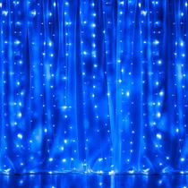 Cortina String Lights Dazzle Bright 300 LED Blue Christmas
