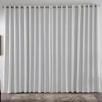 Cortina Superblack 100% Blackout 4,00m X 2,50m Gonçalves - Cinza