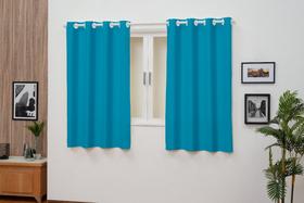 Cortina Tecido 3,00 x 2,00 Oxford Semi Black Out para Varão Quarto Janela Sala