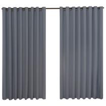 Cortina Tecido Blackout Blecaute Corta Luz 90% 1000 X 2,40m Com ilhos tabaco