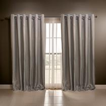 Cortina Tecido Blackout - Imperial - Rustic - 2,70m x 2,30m - Castor - P/ Varão - Charm Decor