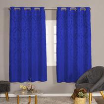 Cortina Tecido Jacquard Janela Pequena Sala/quarto 2,00x1,30