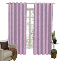 Cortina Tecido Jacquard Semi Blackout 3M X 2,60M - Rosa Rosé