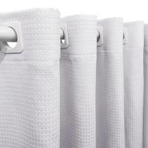Cortina Tecido Piquet Branco 2,00X1,20 Sala Quarto Cozinha Cortina Tecido Piquet Branco 2,00X1,20 Sala Quarto Cozinha