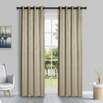 Cortina Tecido Semi Blackout Madri Taupe 2,60X2,30M Pemogo