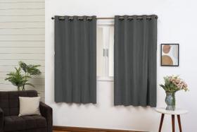 Cortina Tecido Suede Semi Blackout 2,80 X 1,70 Para Varão 2m - OutCasa Confecções