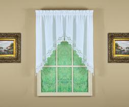 Cortina Today's Heirloom Battenberg Eyelet Swag 38 White Cortina Today's Heirloom Battenberg Eyelet Swag 38 White