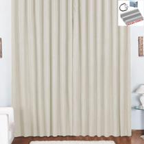 Cortina Tóquio Oxford 3,00m X 2,80m Palha