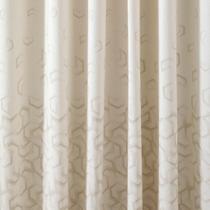 Cortina Translúcida Döhler Tais Geométrica Cinza 300x250cm