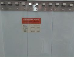 Cortina Transparente Industrial 1,70m x 2,60m - Dividir ambientes (até - 25oC)