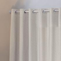 Cortina Tunis Rústica Bella Janela com Ilhós 3,00m x 1,70m