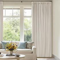 Cortina TWODRAPES Blackout de Linho 285x102 cm com Pregas Pinch Cortina TWODRAPES Blackout de Linho 285x102 cm com Pregas Pinch