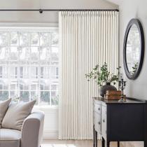 Cortina TWODRAPES de Linho com Pregas Pinça 254 cm de Comprimento Cortina TWODRAPES de Linho com Pregas Pinça 254 cm de Comprimento
