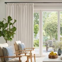 Cortina TWODRAPES Pregas Pinçadas Blackout de Linho 178x259cm Cortina TWODRAPES Pregas Pinçadas Blackout de Linho 178x259cm