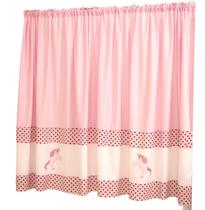 Cortina Unicornio Infantil Rosa Para Quarto 2,00 X 1,70