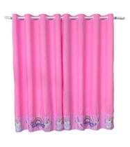 Cortina Unicórnio Quarto De Menina Rosa Princesa Infantil Cortina Unicórnio Quarto De Menina Rosa Princesa Infantil