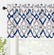 Cortina Valance DriftAway Alexander 132x46cm Cinza Marinho
